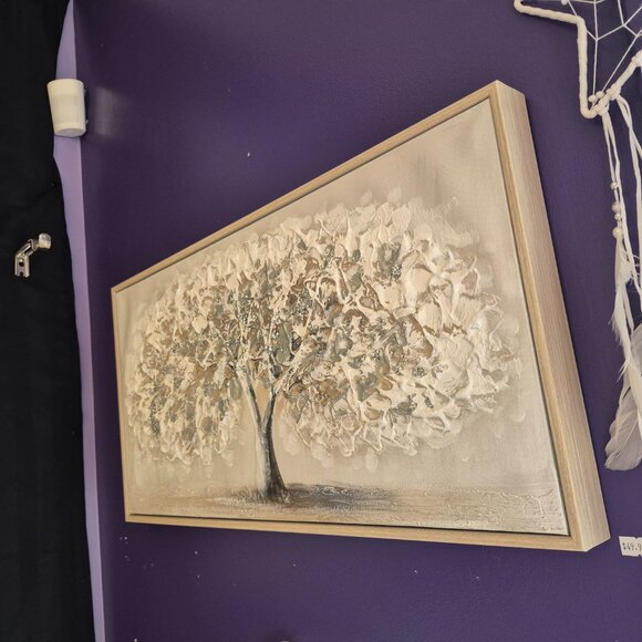 Abstract Textured Tree Art Canvas - Picture 6 of 6